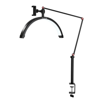 Glow MX3 arch treatment desk lamp in black