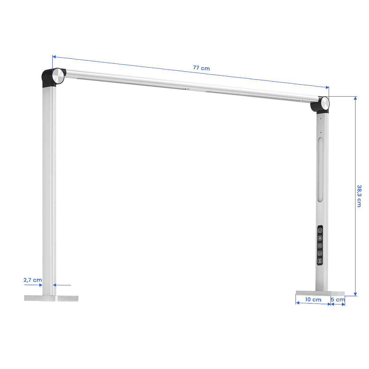 Glow ProLux lamp dimensions