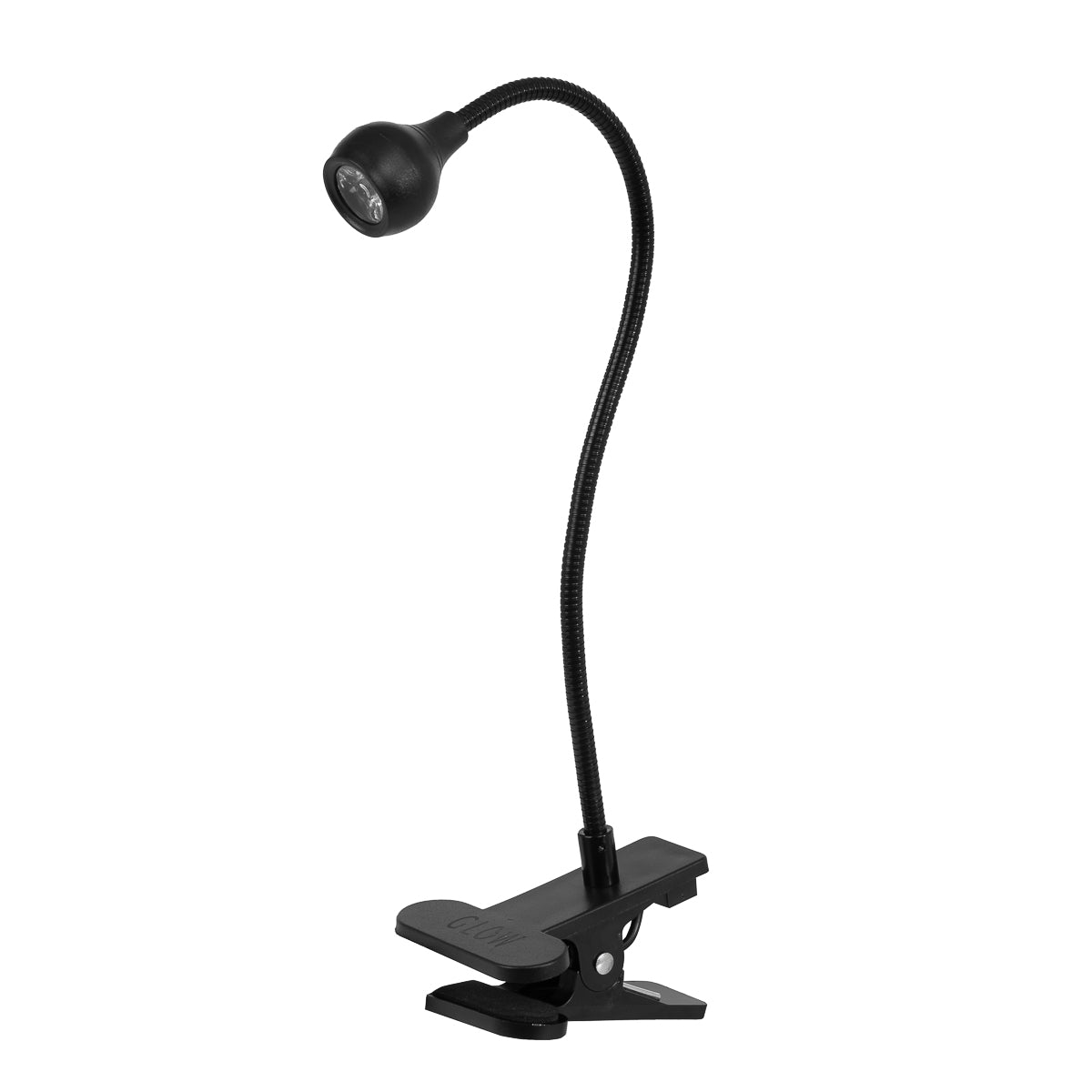 Glow Snake UV LED flash cure desk lamp, black with flexible gooseneck