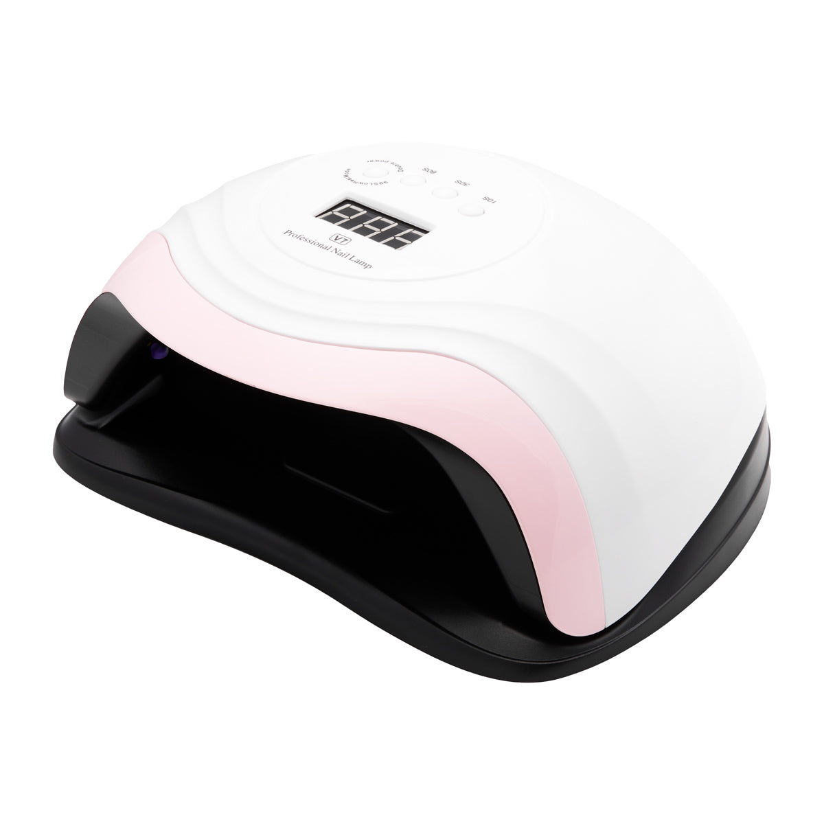 Glow V7 nail lamp front view with the curing chamber open