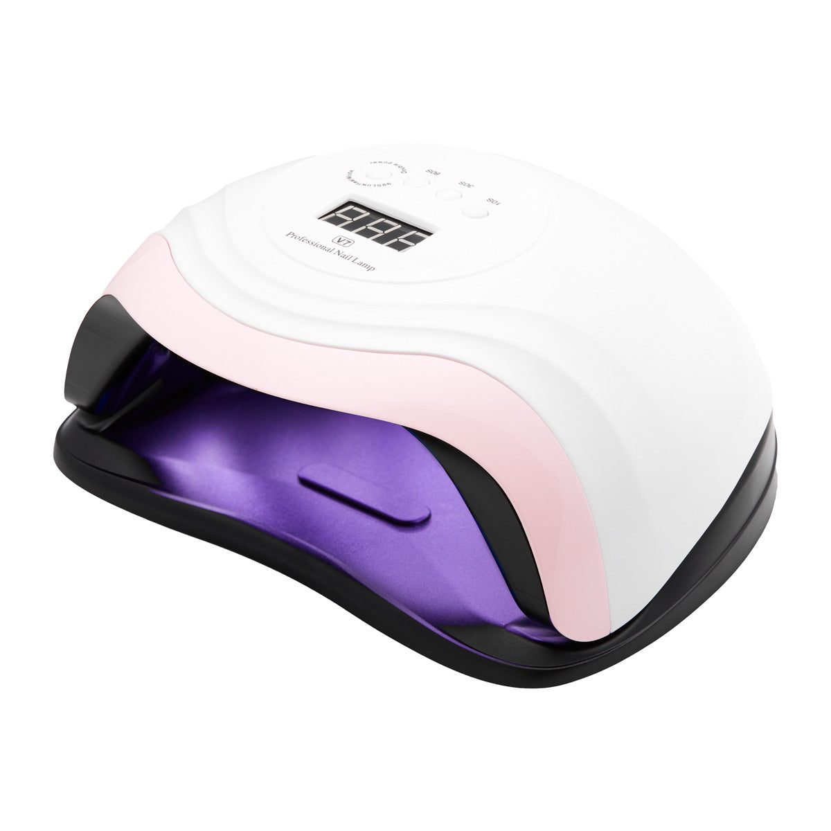 Glow V7 dual LED UV nail lamp, 168W, with electronic timer display