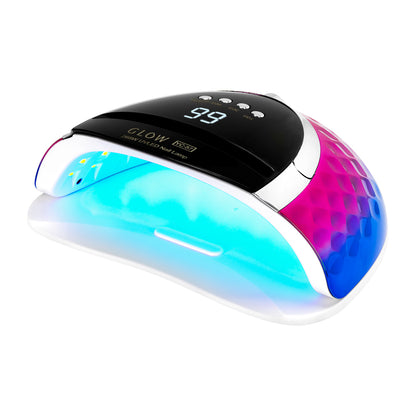 Glow YC57 dual LED UV nail lamp, 268W, blue and pink finish