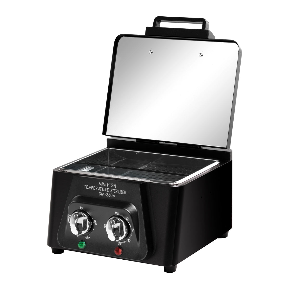 SM-360A sterilizer with the chamber open