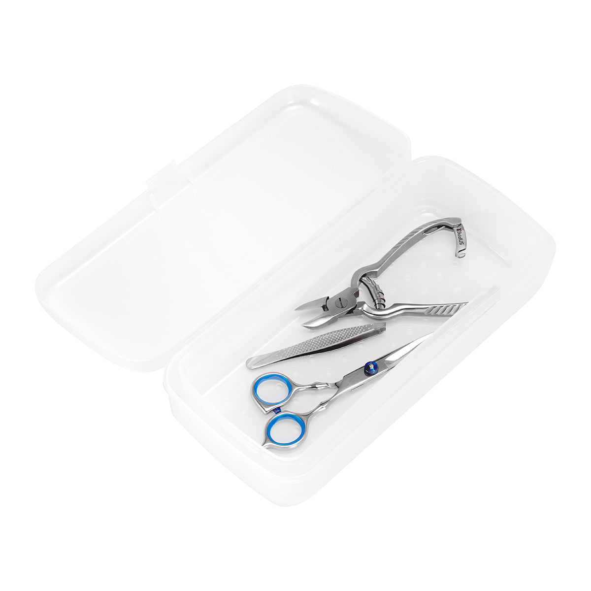 Instrument disinfection tray W2 seen from above