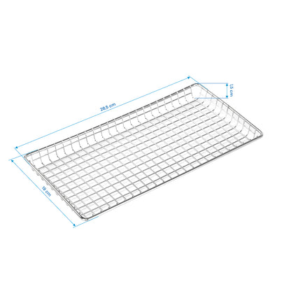 Lafomed autoclave tray 18 L seen from above