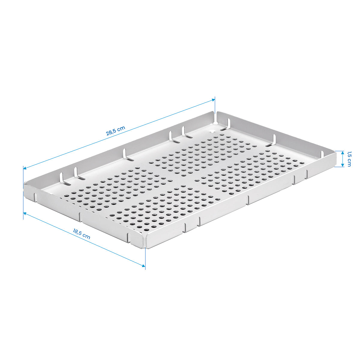 Lafomed autoclave tray 3 L seen from above