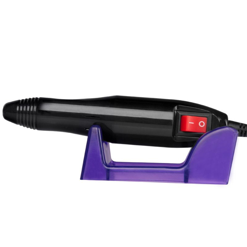 Merc-2000 grey nail drill machine with handpiece, base and holder