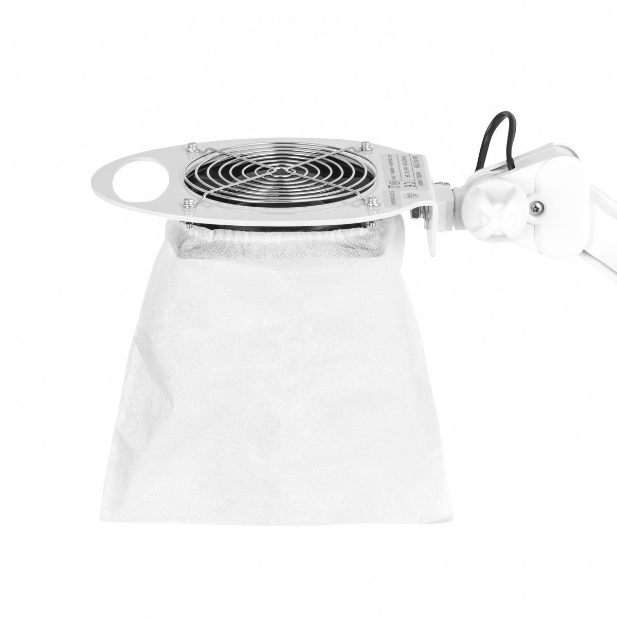 Momo 6606 extractor arm extended over a treatment area