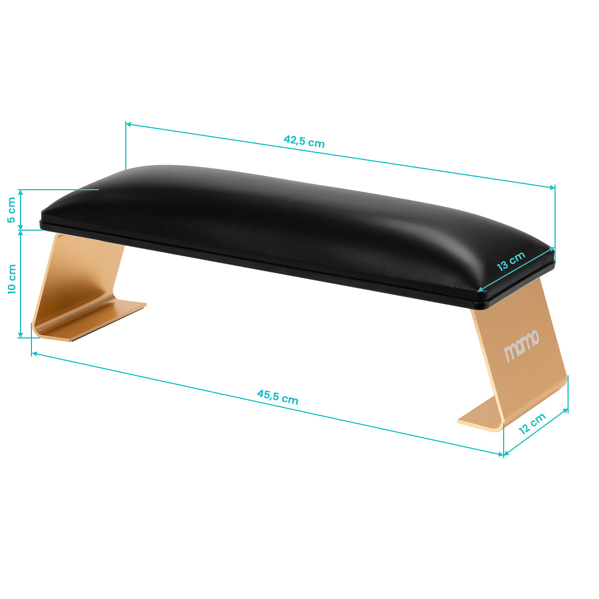 Momo 7-M manicure hand rest in use during a treatment