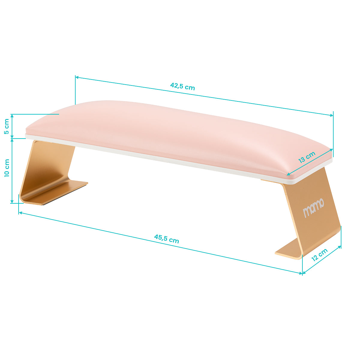 Momo 7-M manicure hand rest in use during a treatment