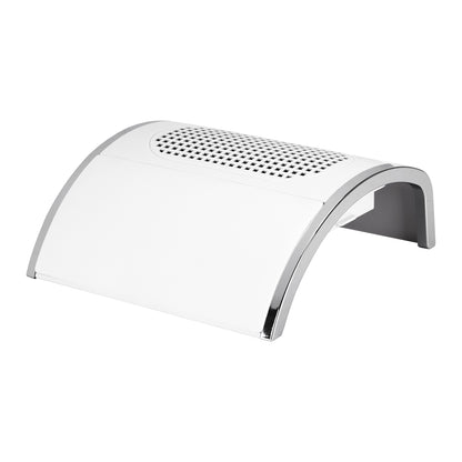 Momo Basic 383 nail dust extractor, 80W, white with eco leather cushion