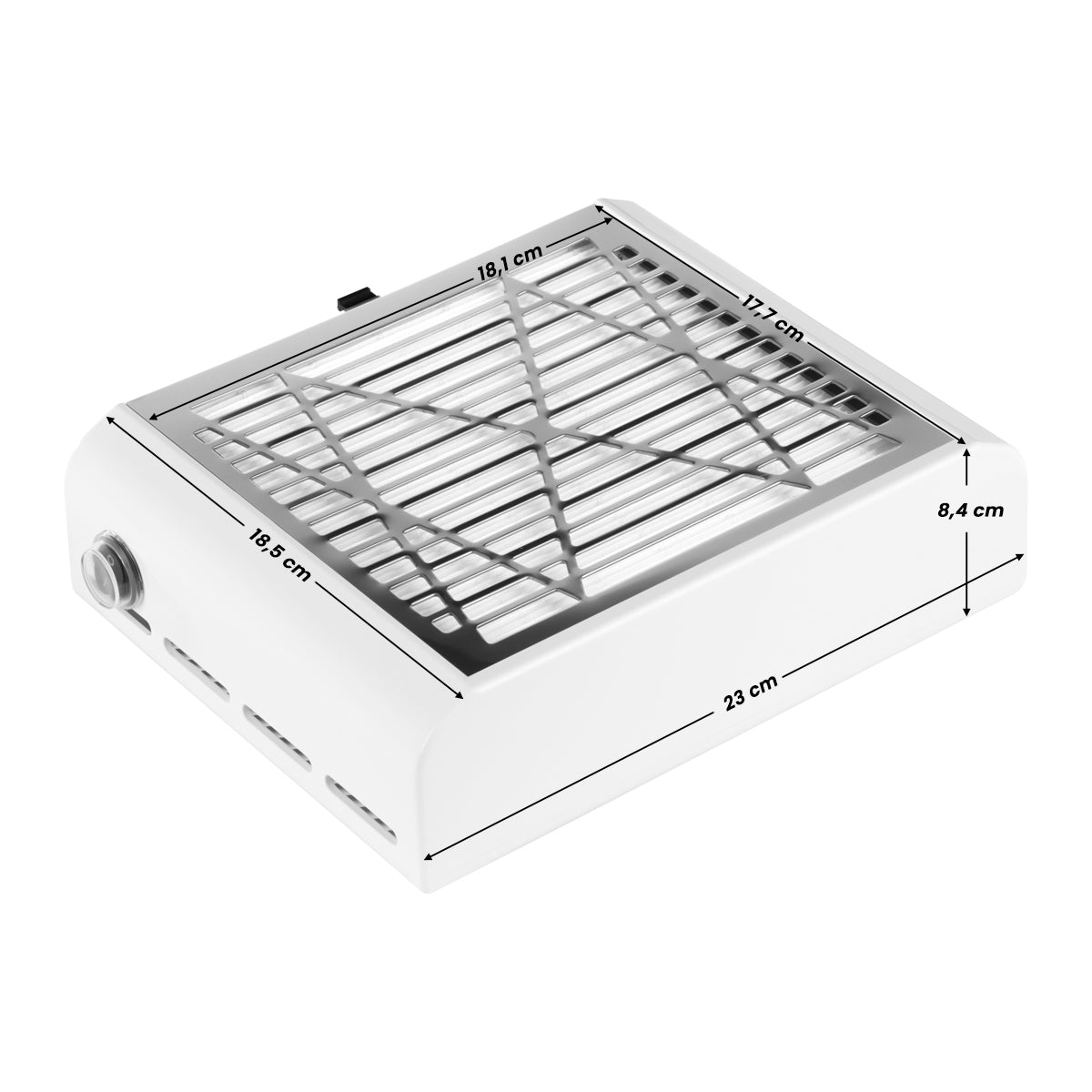 Momo J-23 nail dust extractor with retail packaging