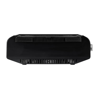 Momo J-23 black slide-out cassette filter removed from the unit