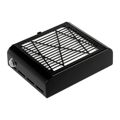 Momo J-23 cassette nail dust extractor, black desktop unit