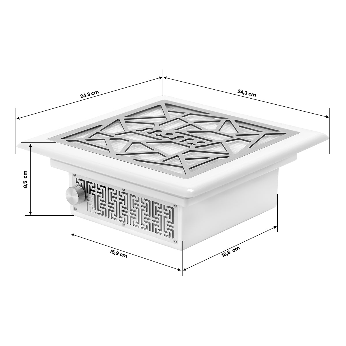 Momo J-404 built-in nail dust extractor with packaging