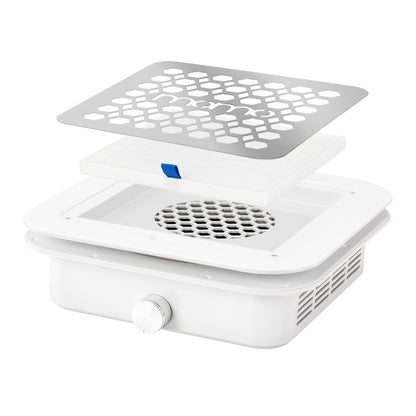 Momo P30 built-in extractor recessed into a manicure worktop