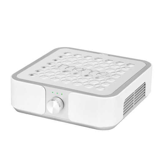 Momo P30 nail dust extractor, 60W, white desktop unit