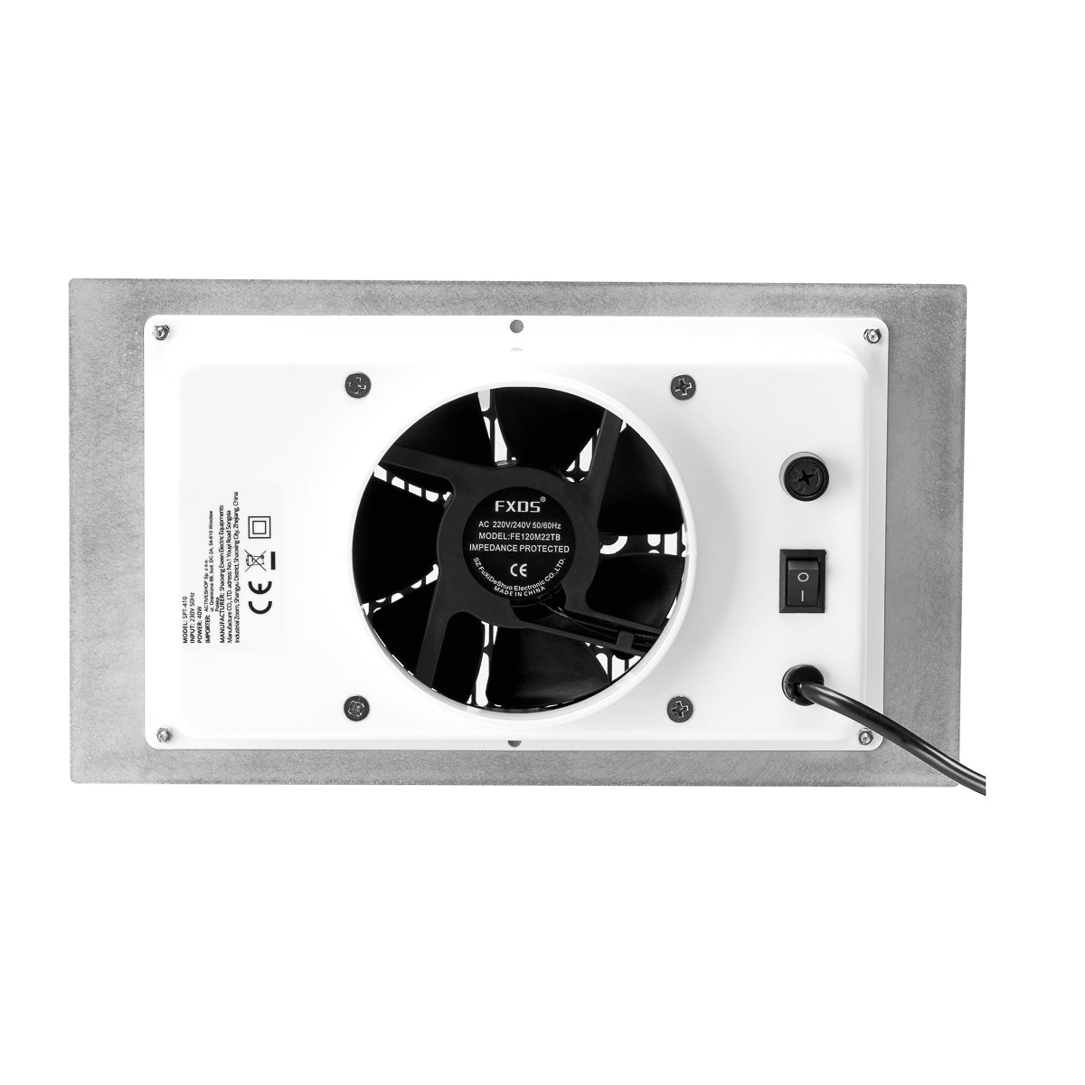 Momo S-41 extractor underside and mounting detail