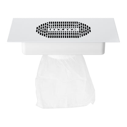 Momo S-41 built-in nail dust extractor with mounting detail