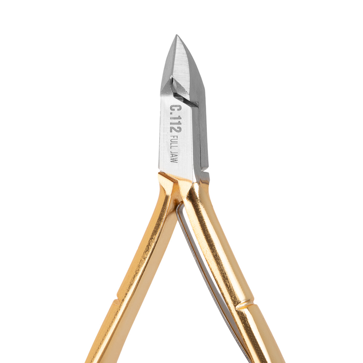 Nghia cuticle nippers C-112 shown in the hand