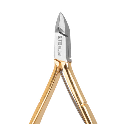 Nghia cuticle nippers C-112 shown in the hand