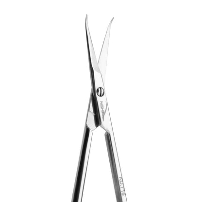 Nghia cuticle scissors KD.715 shown in the hand