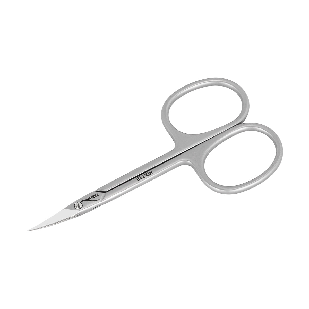Nghia left-handed cuticle scissors KD.718 in stainless steel