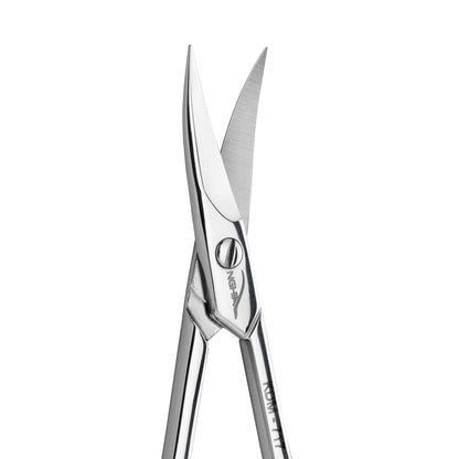 Nghia nail scissors KDM.717 shown in the hand