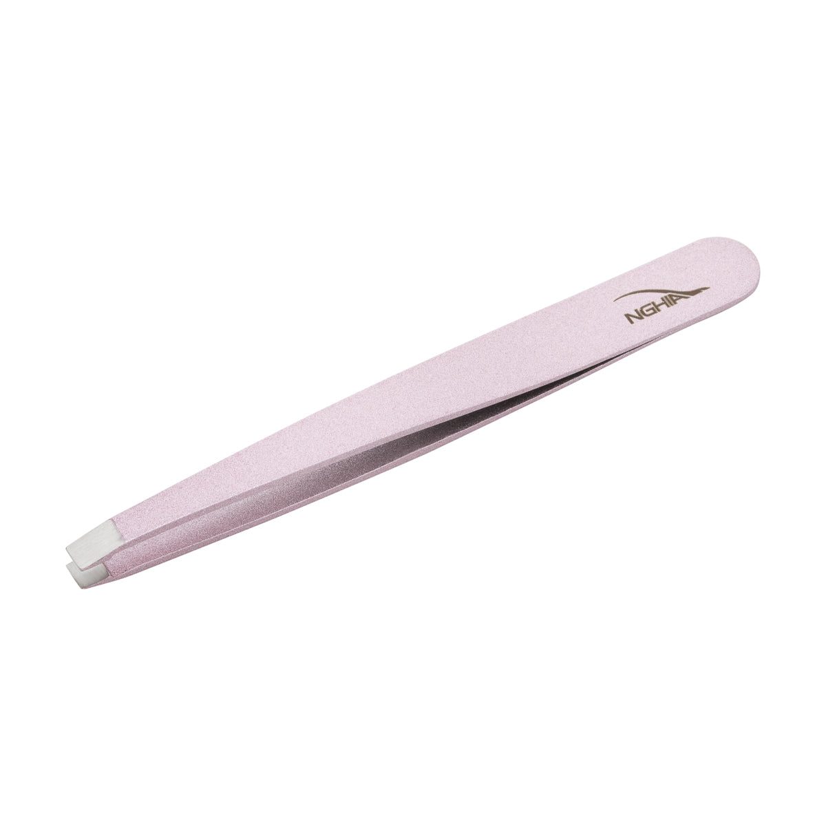 Nghia tweezers N.404 Pink in stainless steel