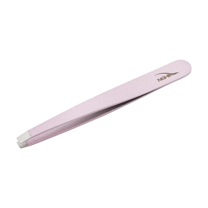 Nghia tweezers N.404 Pink in stainless steel