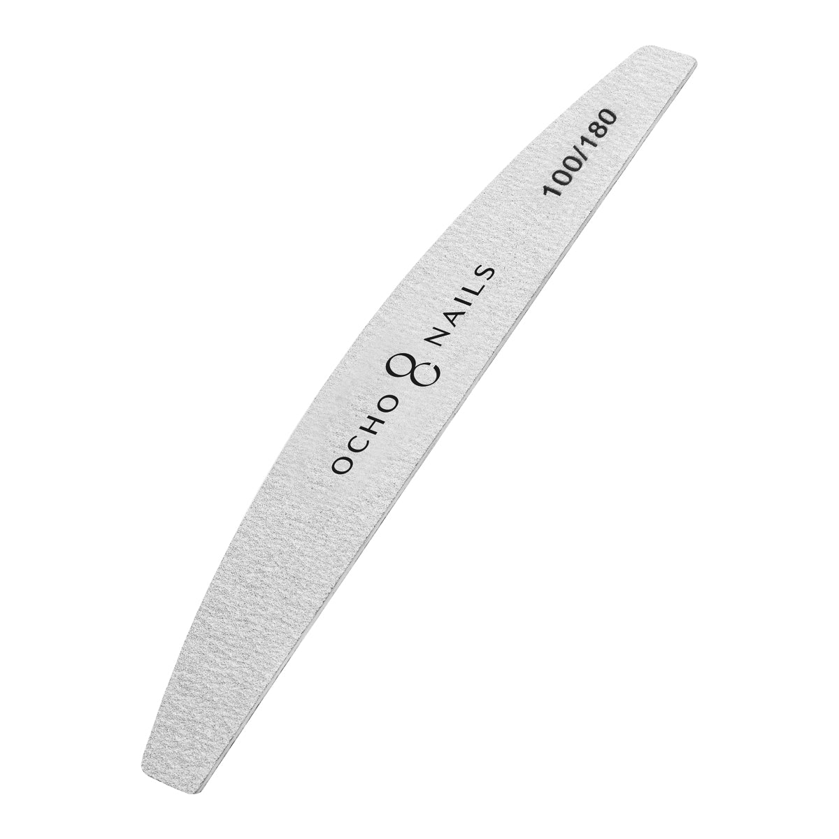Ocho Nails half-moon nail file, 100/180 grit