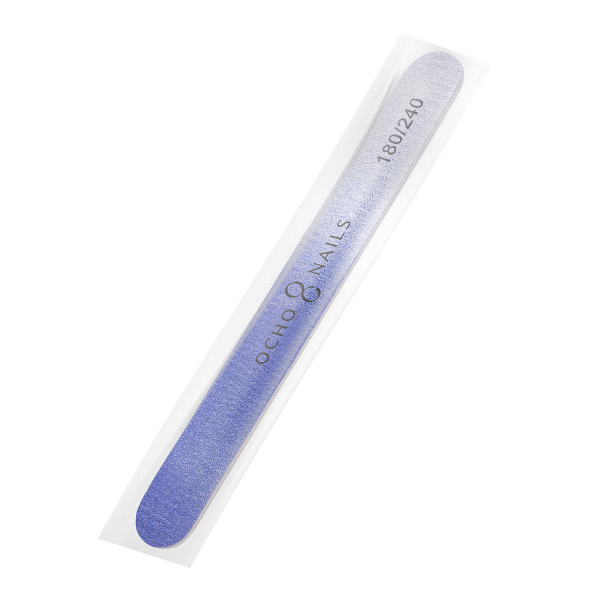 Ocho Nails straight nail file, 180/240 grit