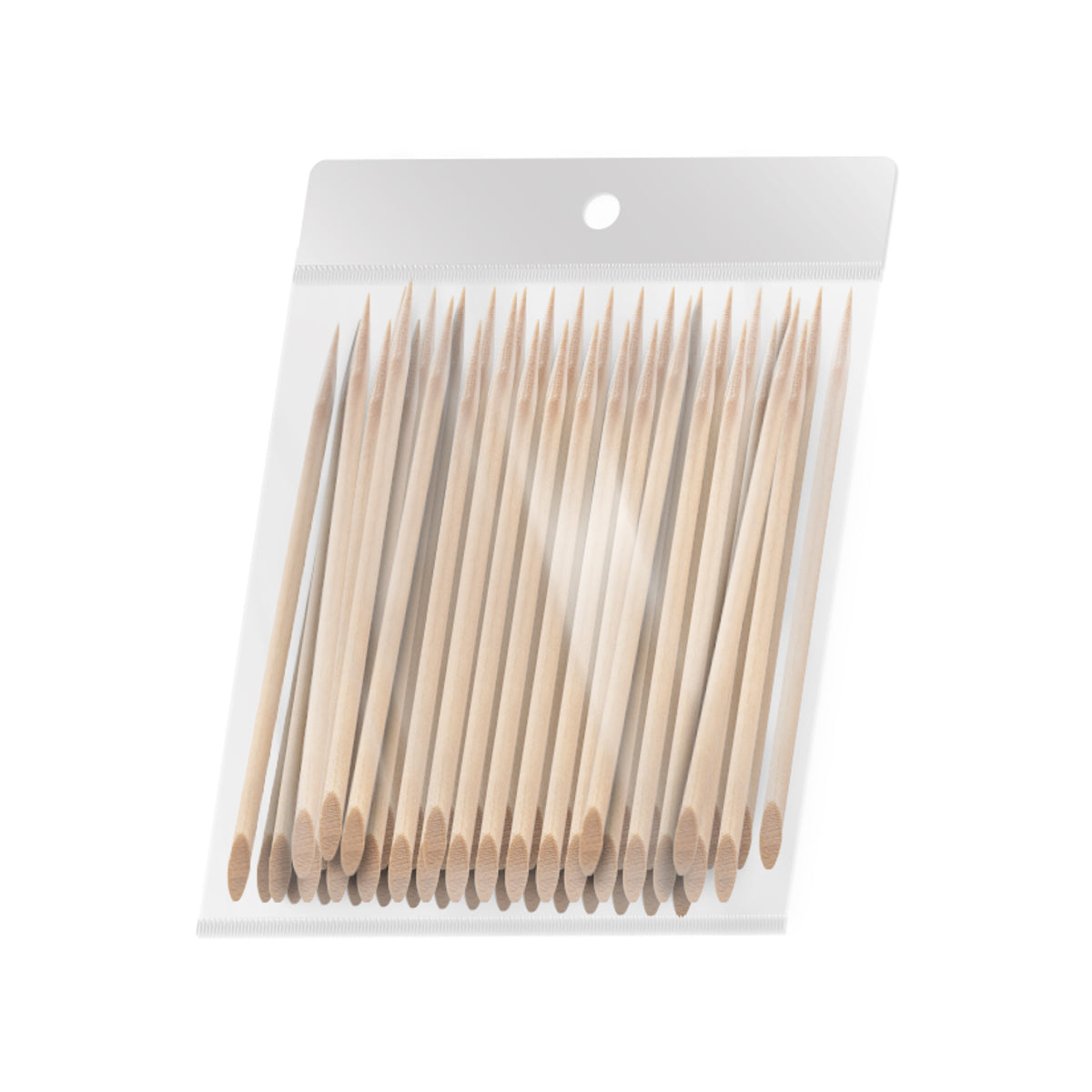 Pack of 100 Ocho Nails wooden cuticle sticks, 11.5 cm