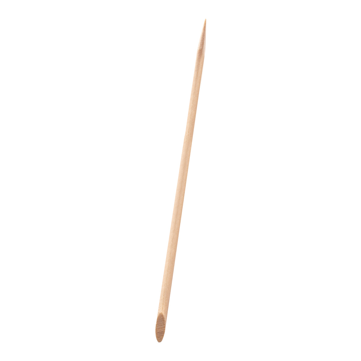 Single Ocho Nails wooden cuticle stick, 15 cm, with spatula and pointed end