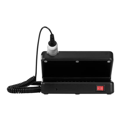Ocho Technic 65W black nail drill machine with digital display and touch panel