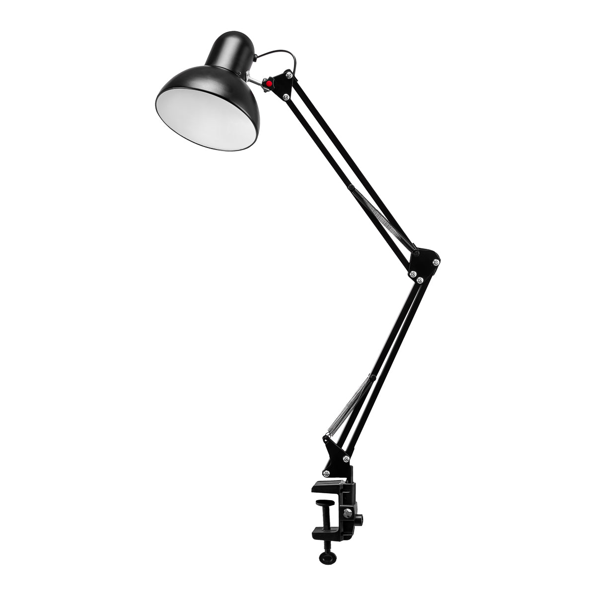 PiX 314 adjustable desk lamp in black with clamp mount