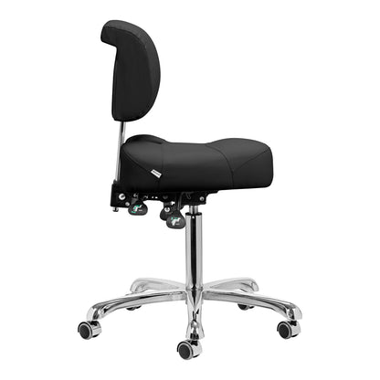 Giovanni 1005 podiatry stool black height adjustment