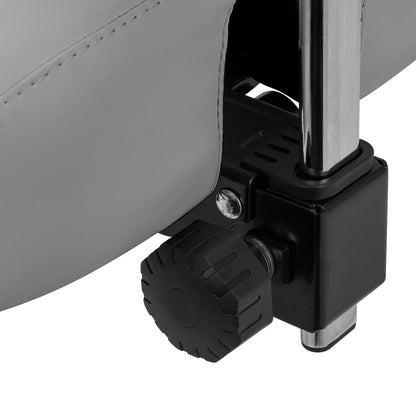 Giovanni 1005 podiatry stool grey adjustment lever