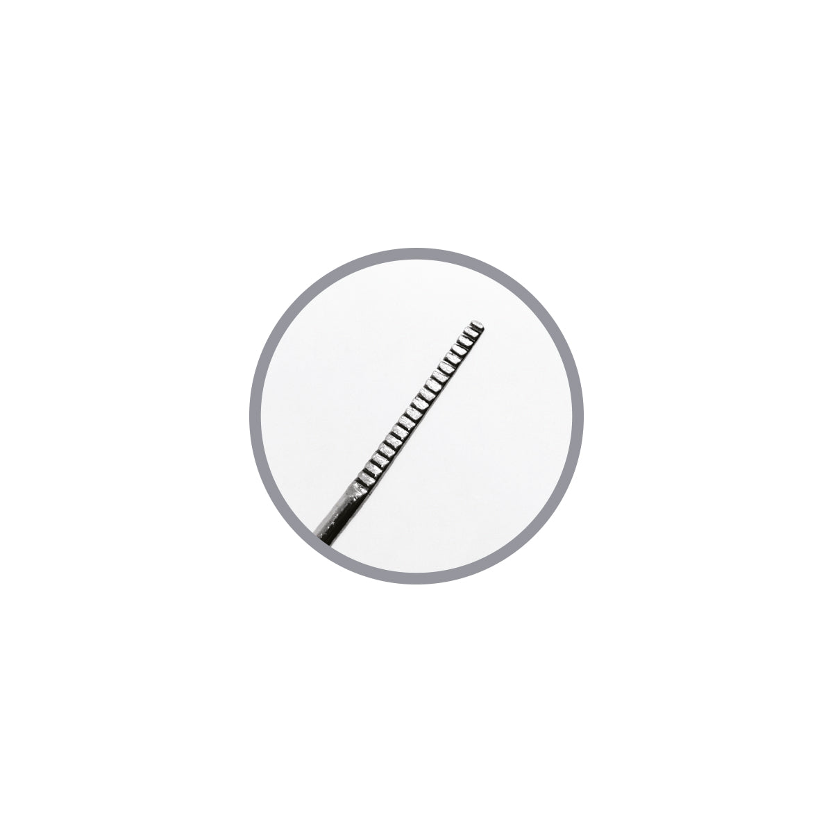Podoland angled file mini shown in the hand