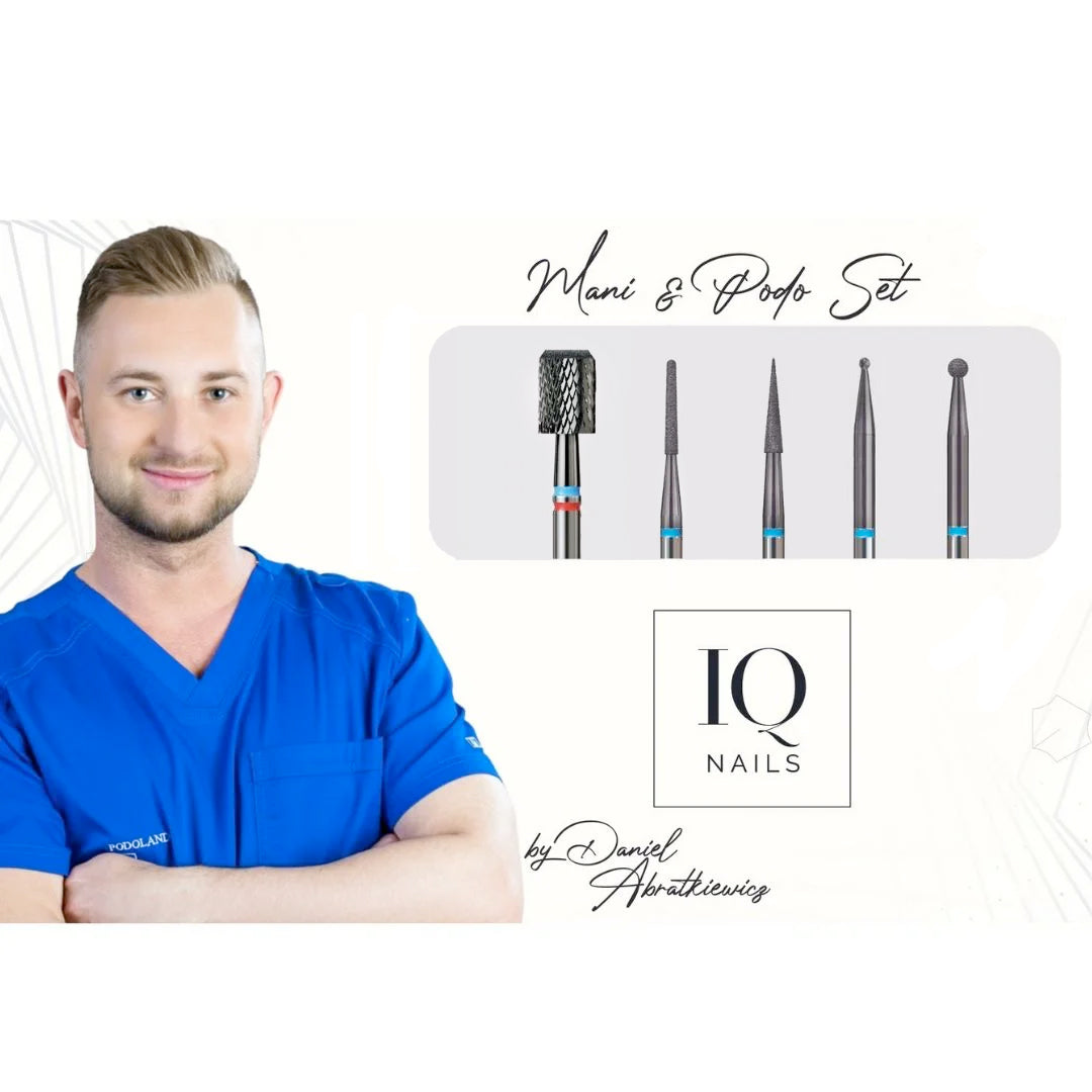 Podoland Mani and Podo five bit set for podiatry