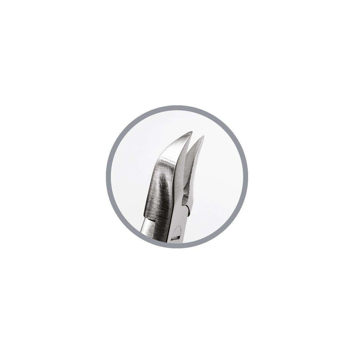 Podoland nail nippers 04 curved blade detail