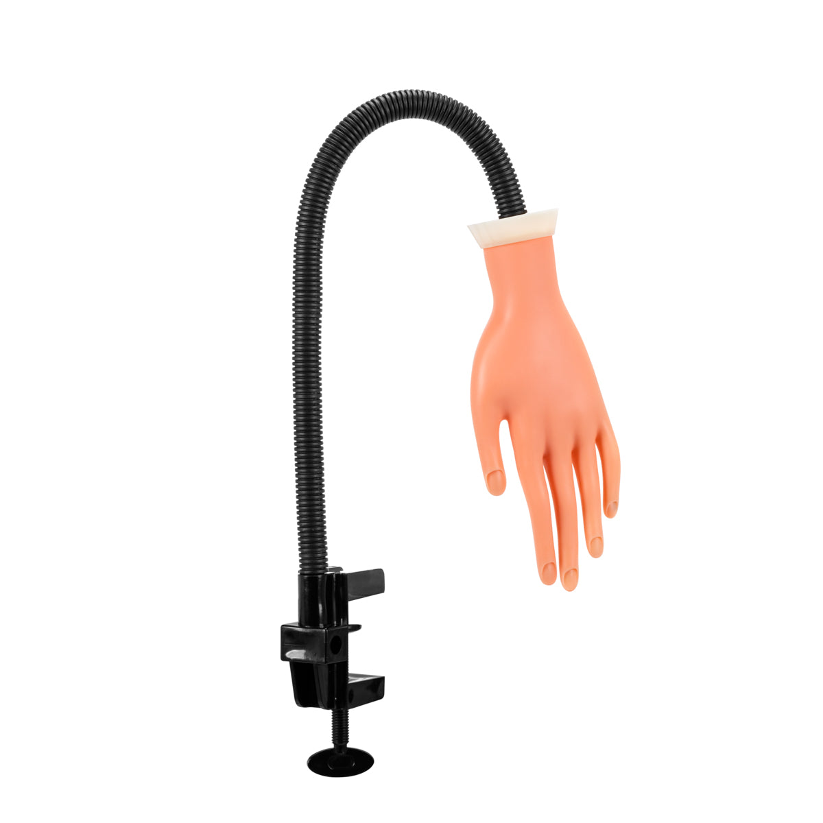 Practice hand for nail training with movable fingers