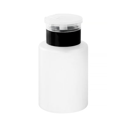 Refillable 170ml pump dispenser bottle for nail liquids