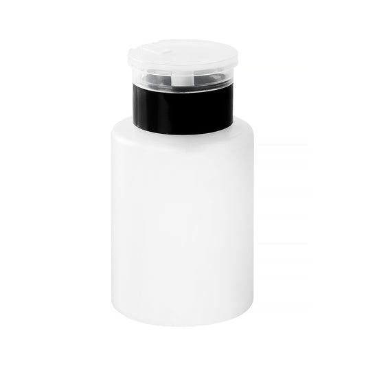 Refillable 170ml pump dispenser bottle for nail liquids
