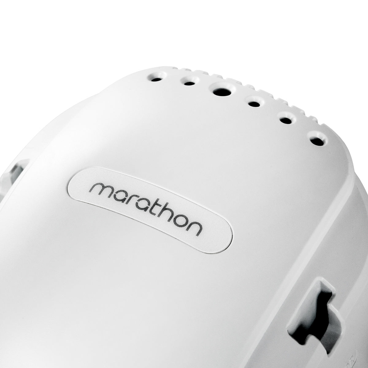 White Saeyang Marathon 3 Champion NEW nail drill machine with H200 handpiece, 30,000 RPM