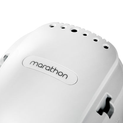 White Saeyang Marathon 3 Champion NEW nail drill machine with H200 handpiece, 30,000 RPM