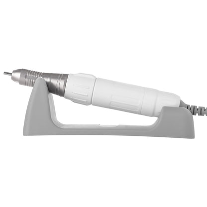 White Saeyang Marathon K30S cordless nail drill machine with brushless BS30S handpiece, 30,000 RPM