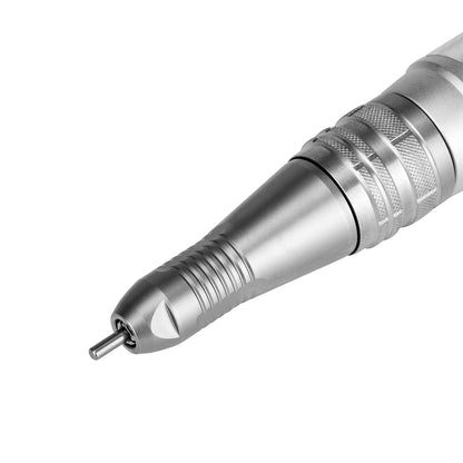 Pink and white Saeyang Marathon K35 mini nail drill machine with H200 handpiece, 30,000 RPM