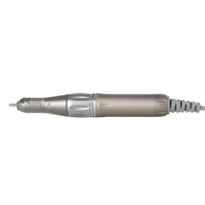 White Saeyang Marathon Mini Cro cordless nail drill machine with brushless BS30 handpiece, 30,000 RPM