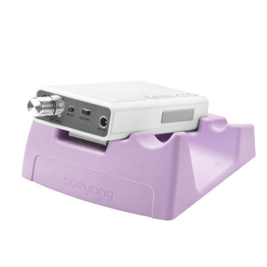 Ergonomic rubber desk stand for Saeyang Marathon K38 and Mini Cro nail drill machines